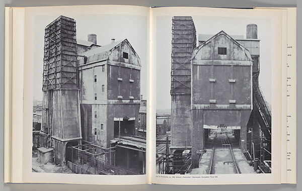 Anonyme Skulpturen: A Typology of Technical Constructions (New York: Wittenborn and Co., 1972), Bernd and Hilla Becher (German, active 1959–2007), Book