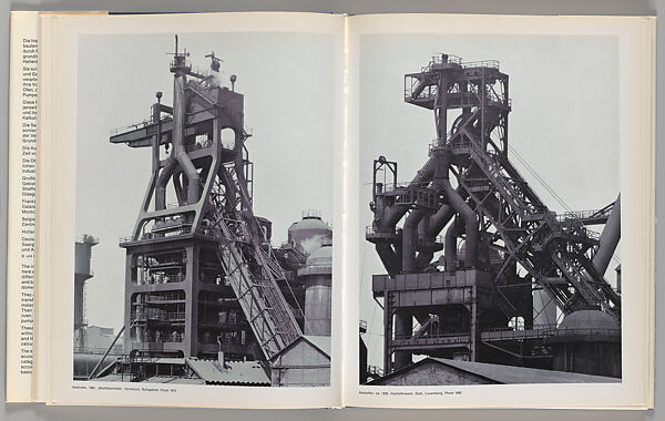 Anonyme Skulpturen: A Typology of Technical Constructions (New York: Wittenborn and Co., 1972), Bernd and Hilla Becher (German, active 1959–2007), Book