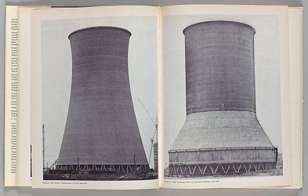 Anonyme Skulpturen: A Typology of Technical Constructions (New York: Wittenborn and Co., 1972), Bernd and Hilla Becher (German, active 1959–2007), Book