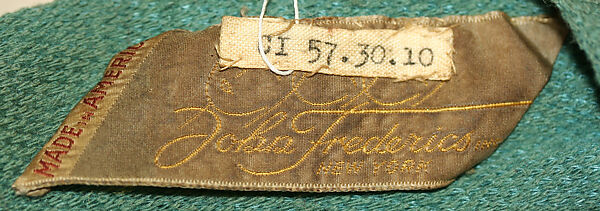 Turban, John-Frederics, Inc. (American, 1929–1948), wool, beading, American