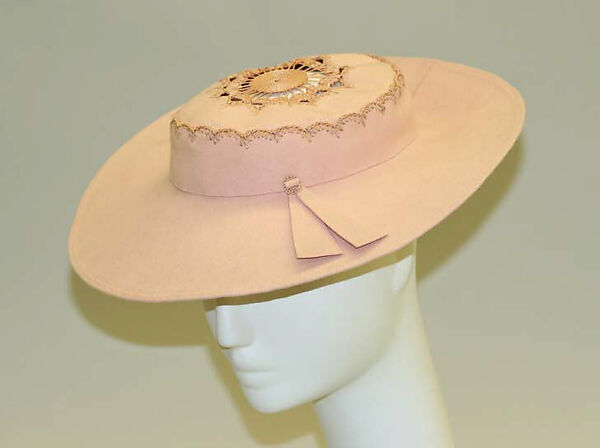 Hat, Madame Suzy (French), wool, French 