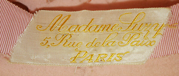 Hat, Madame Suzy (French), wool, French