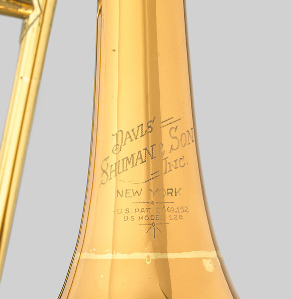 Trombone, Davis Shuman (American, 1912–1966), Brass, white metal, American