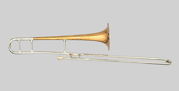 Trombone, F.E. Olds &amp; Son (American, Los Angeles 1910–1979), Brass, nickel silver, American 
