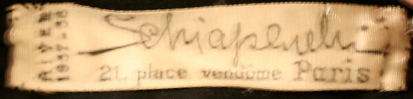 Evening jacket, Schiaparelli (French, founded 1927), silk, plastic (cellophane, celllulose nitrate), gelatin, leather, oil resin, French