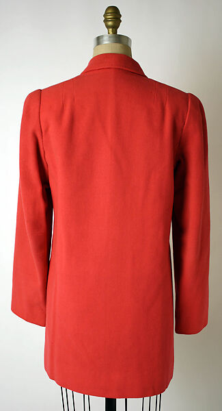 Jacket, Attributed to Elsa Schiaparelli (Italian, 1890–1973), wool, plastic (cellulose nitrate), French