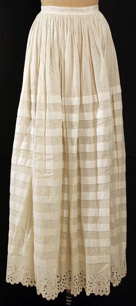 Petticoat, cotton, American 