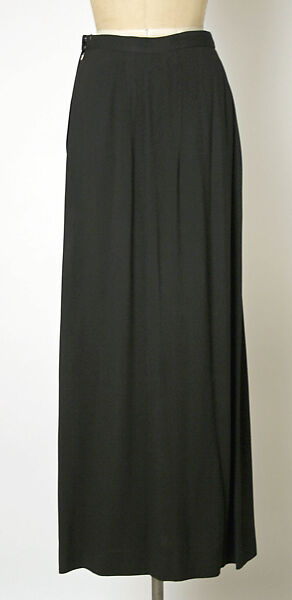 Skirt, Gilbert Adrian (American, Naugatuck, Connecticut 1903–1959 Hollywood, California), rayon, American 