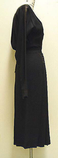 Dress, Gilbert Adrian (American, Naugatuck, Connecticut 1903–1959 Hollywood, California), rayon, American