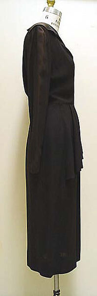 Dress, Gilbert Adrian (American, Naugatuck, Connecticut 1903–1959 Hollywood, California), (a, b) rayon, American