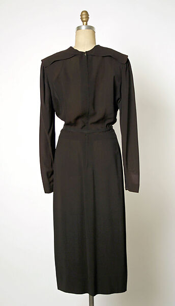 Dress, Gilbert Adrian (American, Naugatuck, Connecticut 1903–1959 Hollywood, California), (a, b) rayon, American