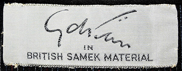 Suit, Gilbert Adrian (American, Naugatuck, Connecticut 1903–1959 Hollywood, California), (a) wool, rayon; (b) wool, American