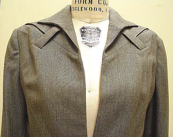 Suit, Gilbert Adrian (American, Naugatuck, Connecticut 1903–1959 Hollywood, California), (a) wool, rayon; (b) wool, American