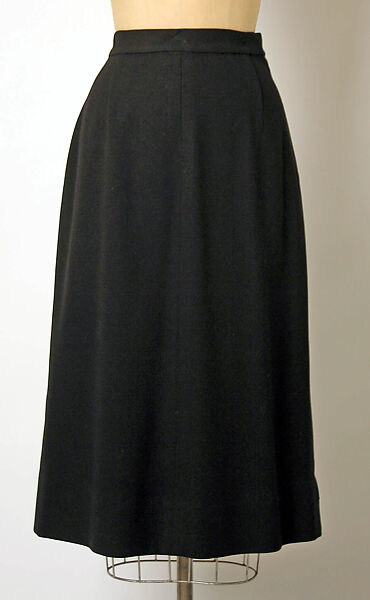 Suit, Gilbert Adrian (American, Naugatuck, Connecticut 1903–1959 Hollywood, California), (a) wool, rayon, metal; (b) wool, American