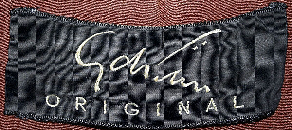 Suit, Gilbert Adrian (American, Naugatuck, Connecticut 1903–1959 Hollywood, California), (a) wool, metal, rayon; (b) wool, American