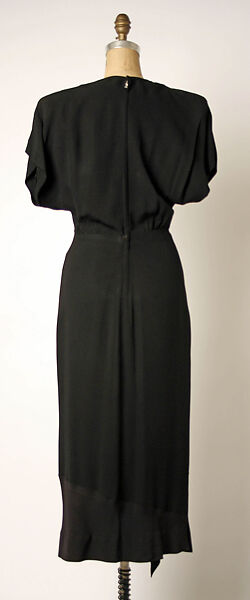 Dress, Gilbert Adrian (American, Naugatuck, Connecticut 1903–1959 Hollywood, California), rayon, American