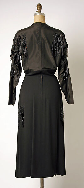 Dress, Gilbert Adrian (American, Naugatuck, Connecticut 1903–1959 Hollywood, California), silk, rayon, American