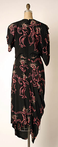 Dress, Gilbert Adrian (American, Naugatuck, Connecticut 1903–1959 Hollywood, California), rayon, American