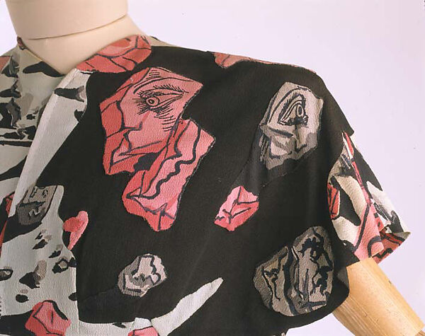 Dress, Gilbert Adrian (American, Naugatuck, Connecticut 1903–1959 Hollywood, California), (a–c) rayon, American