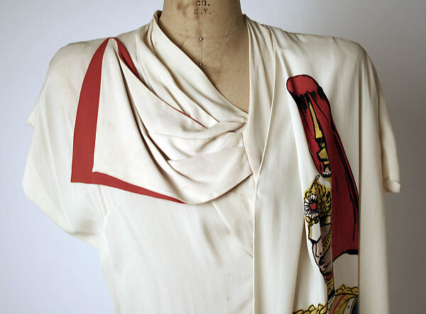 Dress, Gilbert Adrian (American, Naugatuck, Connecticut 1903–1959 Hollywood, California), silk, American