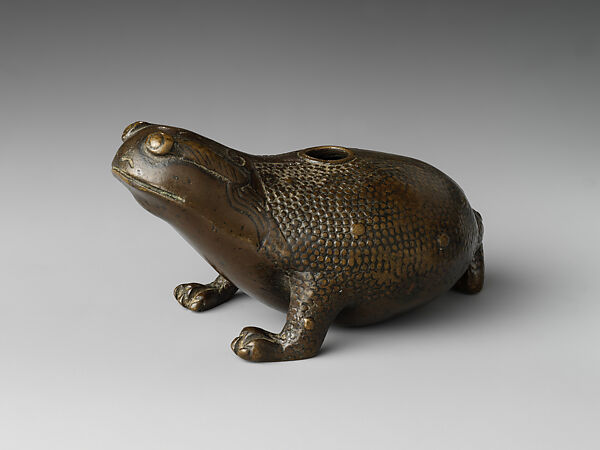 Water dropper in the shape of a three-legged toad - China - Yuan