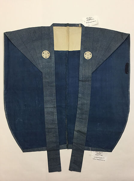 Kamishimo, (a) cotton, whalebone, paper; (b) cotton, Japan