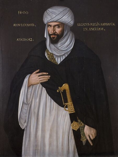 'Abd al-Wahid bin Mas'ood bin Mohammad 'Annouri, Unknown English Artist, Oil on panel