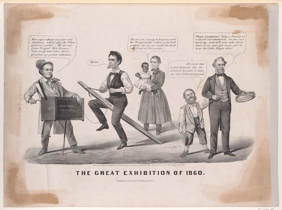 The Great Exhibition of 1860, Probably after Louis Maurer (American (born Germany), Biebrich 1832–1932 New York), Lithograph 