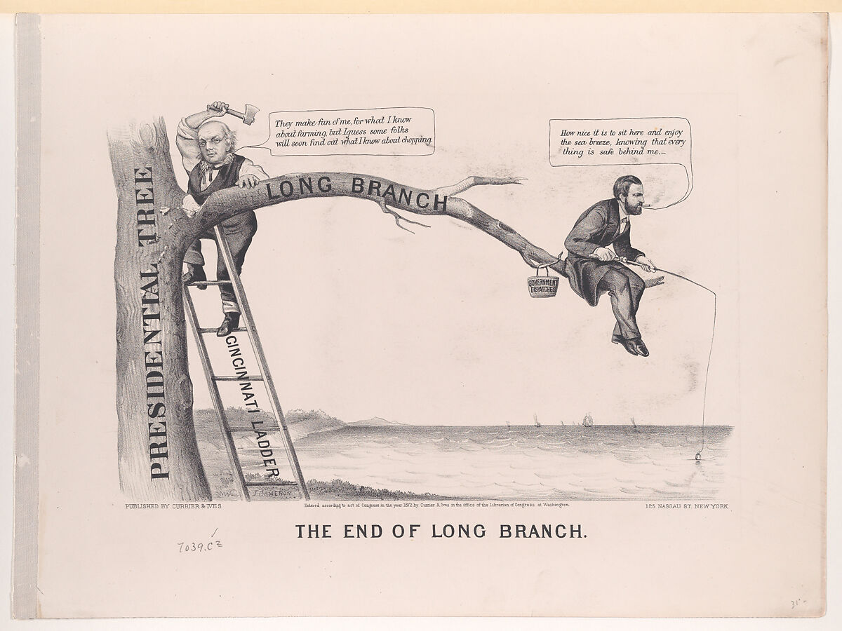 The End of Long Branch, After John Cameron (American, born Scotland, ca. 1828–after 1896 New York), Lithograph 