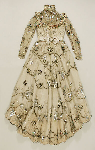Evening dress, Jacques Doucet (French, Paris 1853–1929 Paris)  , Paris, silk, beads, French