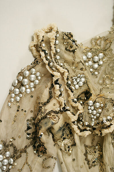 Evening dress, Jacques Doucet (French, Paris 1853–1929 Paris)  , Paris, silk, beads, French
