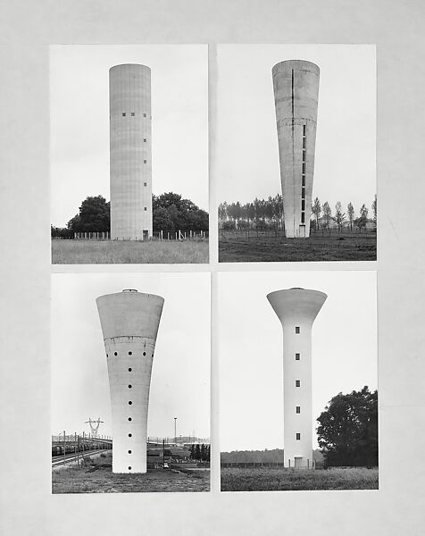 Water Towers, Bernd and Hilla Becher  German, Gelatin silver prints