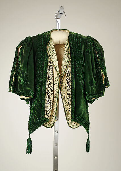 Dress, Henriette Favre, silk, metal, French