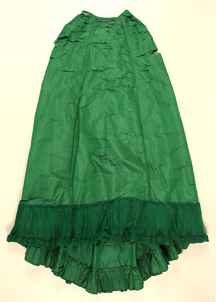 Dress, Henriette Favre, silk, metal, French