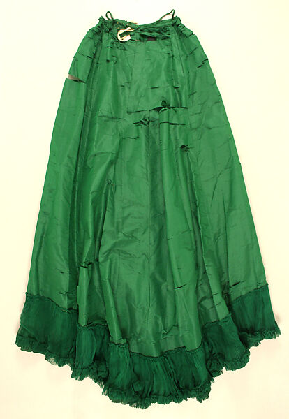 Dress, Henriette Favre, silk, metal, French