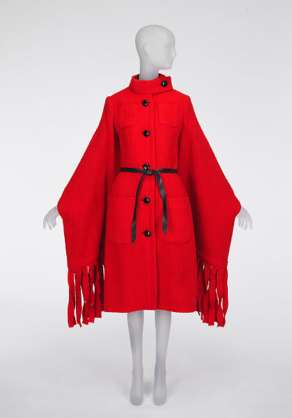 Coat, Pierre Cardin (French (born Italy), San Biagio di Callalta 1922–2020 Neuilly), wool, French 