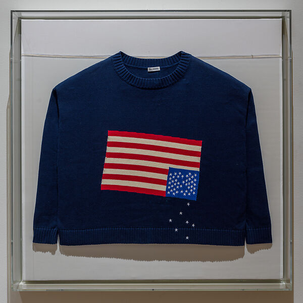 California Star Flag Cropped Sweater California Star Flag Cropped Sweater