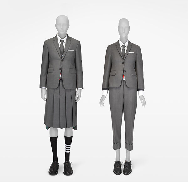 Ensemble, Thom Browne (American, born 1965), wool, cotton, American