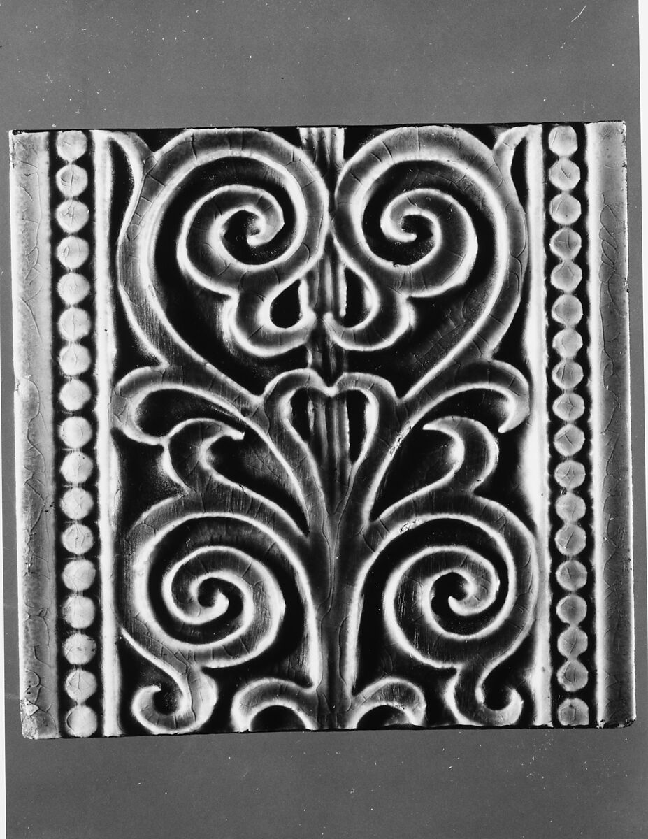Tile, J. and J. G. Low Art Tile Works (American, Chelsea, Massachusetts, 1877–1903), Earthenware, American 