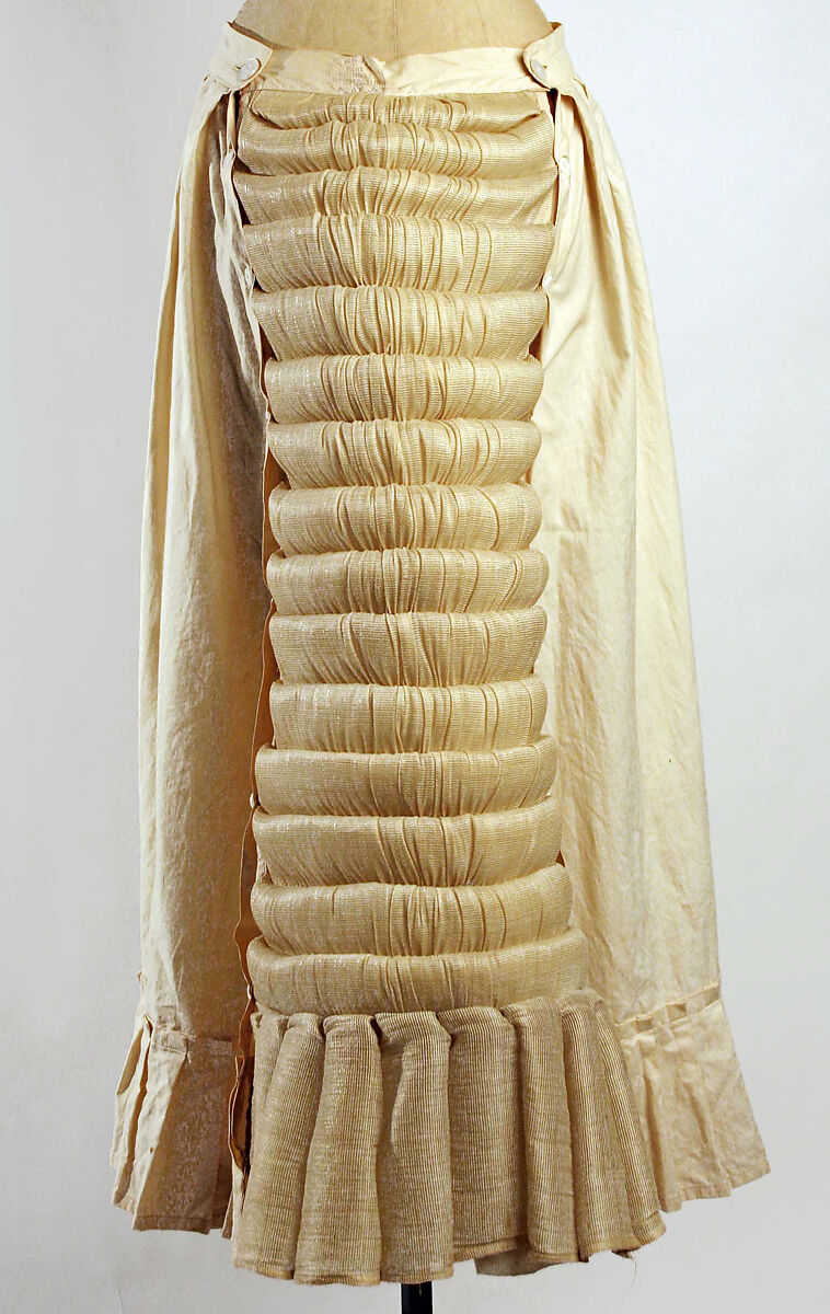 Bustle, cotton, horsehair, Austrian