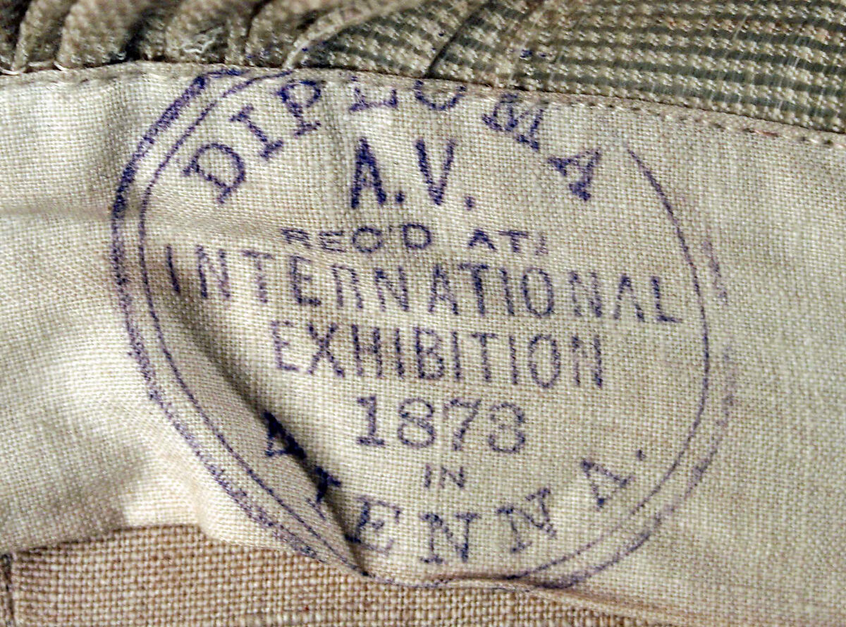 Bustle, cotton, horsehair, Austrian