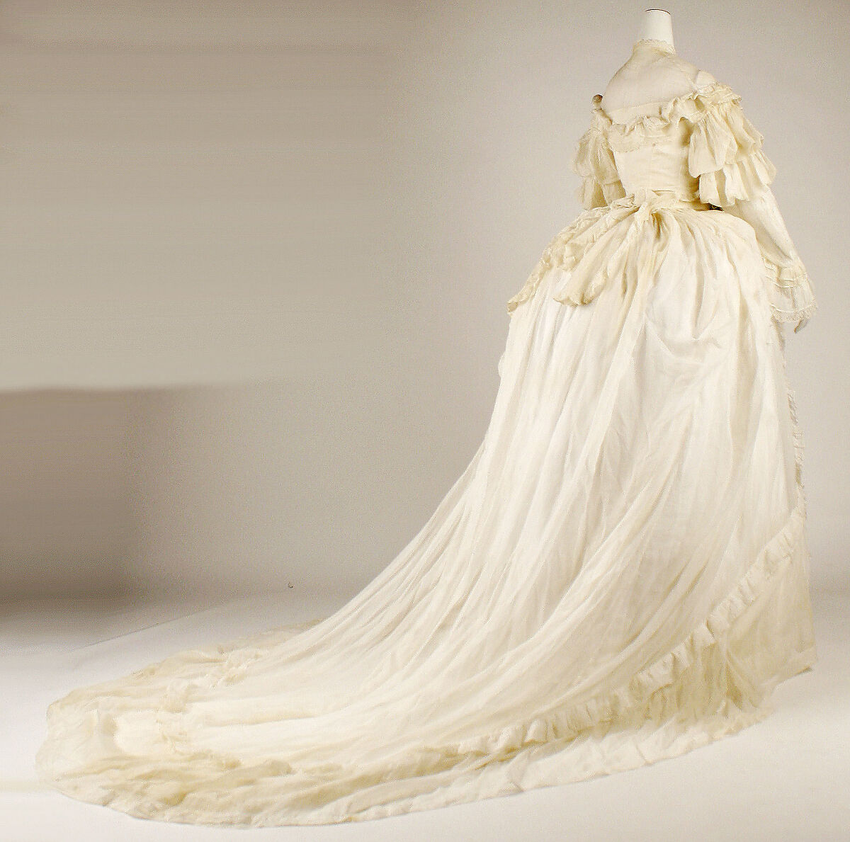 Dress, cotton, American