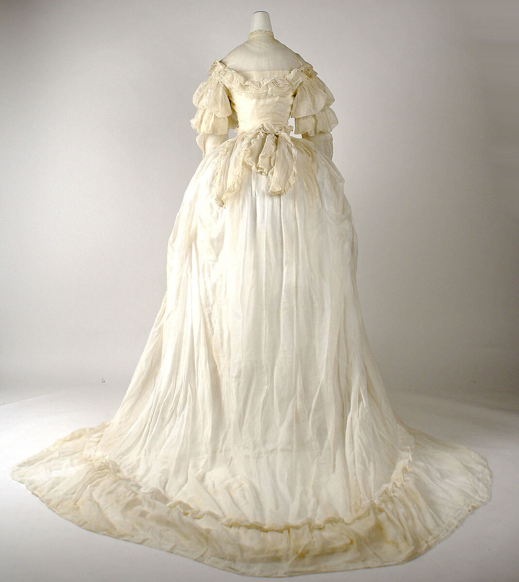 Dress, cotton, American