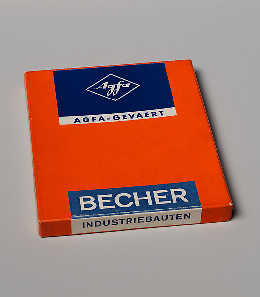 Industriebauten: 10 Fotografien von Bernd und Hilla Becher (Morstel, BE: Agfa-Gevaert, 1968), Bernd and Hilla Becher (German, active 1959–2007), Box of 10 gelatin silver prints and printed material 
