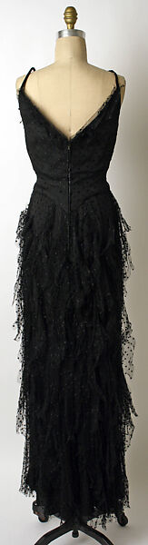 Evening dress, Mainbocher (French and American, founded 1930), silk, French