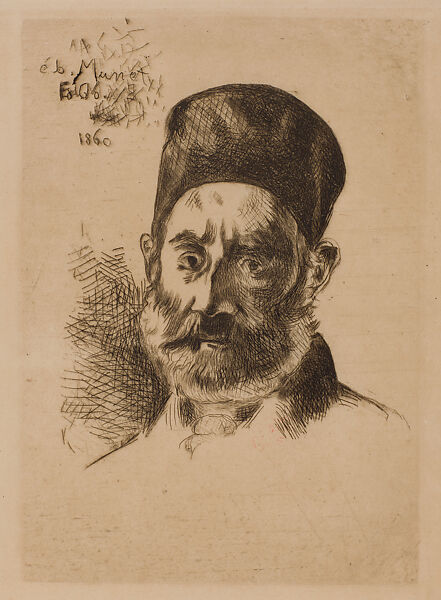 Monsieur Manet (The Artist's Father) I, Edouard Manet (French, Paris 1832–1883 Paris), Etching and drypoint; only state, French 
