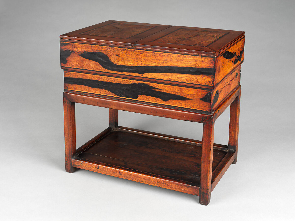 Inkstone cabinet, Persimmon wood, Korea