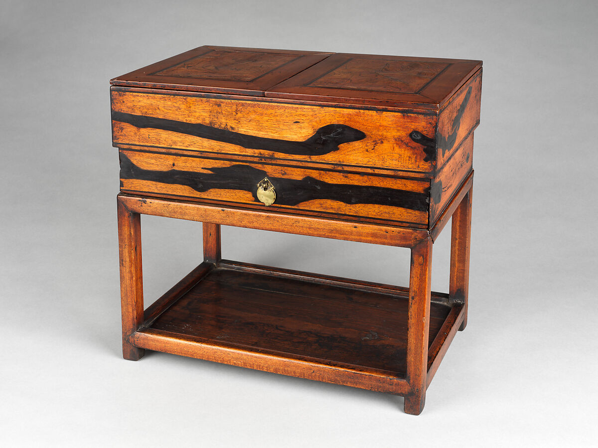 Inkstone cabinet, Persimmon wood, Korea 