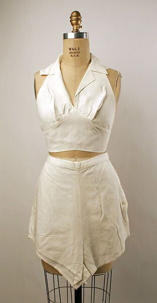 Tennis ensemble, cotton, American