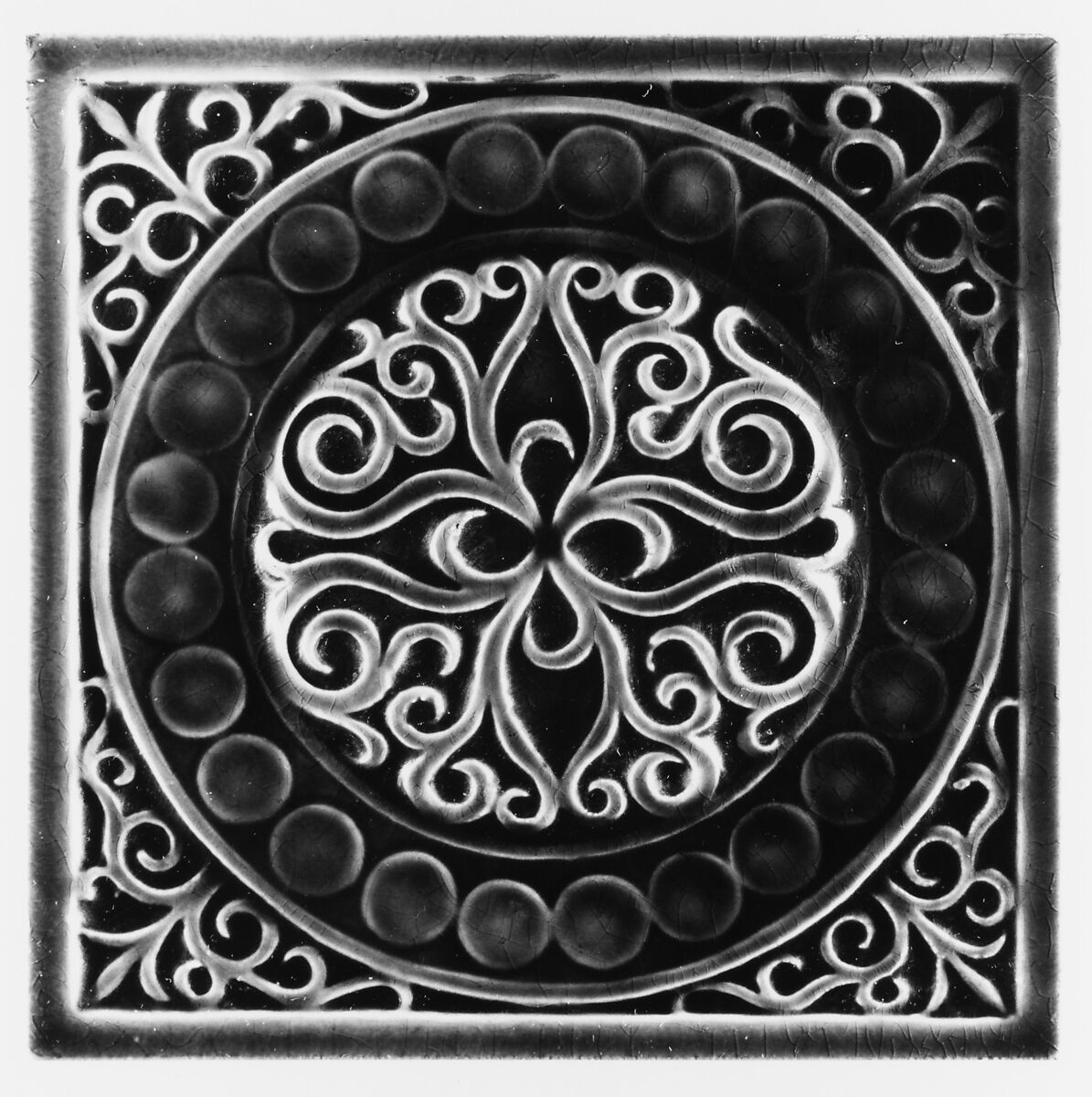Tile, J. and J. G. Low Art Tile Works (American, Chelsea, Massachusetts, 1877–1903), Earthenware, American 